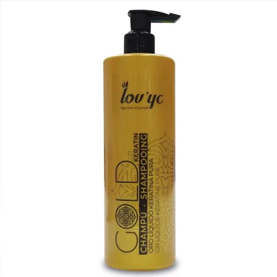 Lov'yc Gold shampoo 500 ml. Pure keratin.
