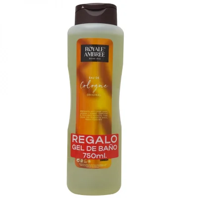 Royale Ambree eau de cologne 750 ml. + Bath gel 750 ml. Original.