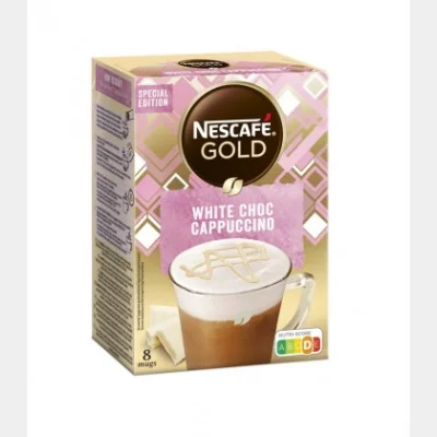 NESCAFE GOLD WHITE CHOC CAPPUCCINO (ΦΑΚ.15gr) 120gr