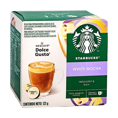 Starbucks Nescafé Dolce Gusto White Mocha 12 Count