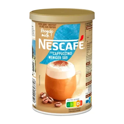 Nescafé 12503385 - Nescafe Gold Cappuccino less sweet Dose – Tin