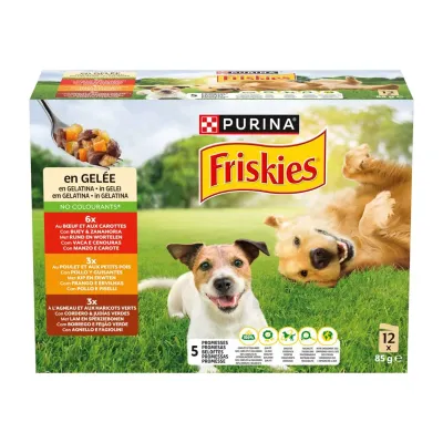 Friskies Adult Food with Vegetables in Jelly 12x85g