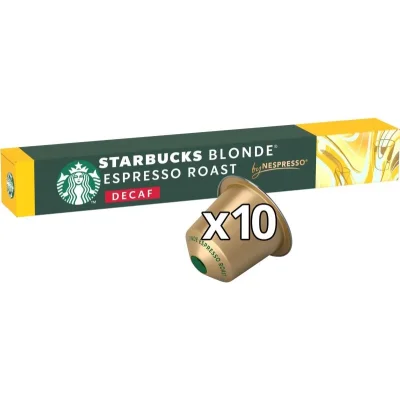 Starbucks 10CAPS. (55G) BLONDE DECAFF NESPRESSO /12