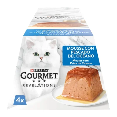 Gourmet Revelations Mousse Cat Food Ocean Fish 4x57g