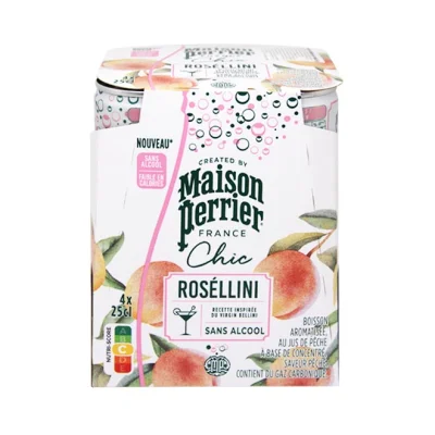 MAISON PERRIER Chic non-alcoholic coctail 4x250ml - Roselini