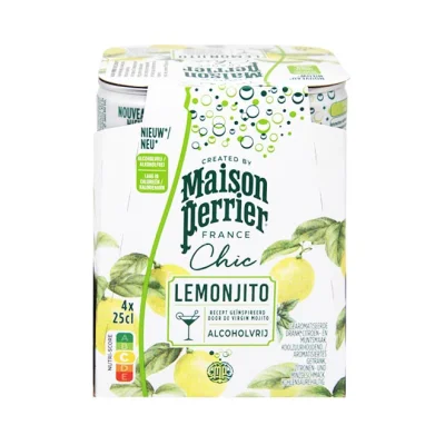 MAISON PERRIER Chic non-alcoholic coctail 4x250ml - Lemonjito