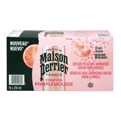 MAISON PERRIER sparkling water 10 x 250ml - Forever Grapefruit