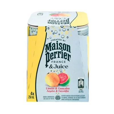 MAISON PERRIER & Juice 4 x 250ml - Lemon & Guava