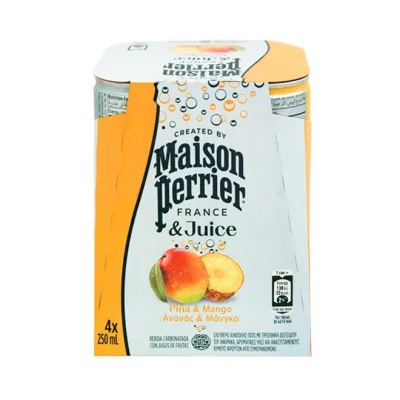 MAISON PERRIER & Juice 4 x 250ml - Pineapple & Mango