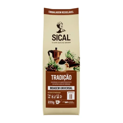Sical Tradição Natural Roast Ground Coffee 12x220g