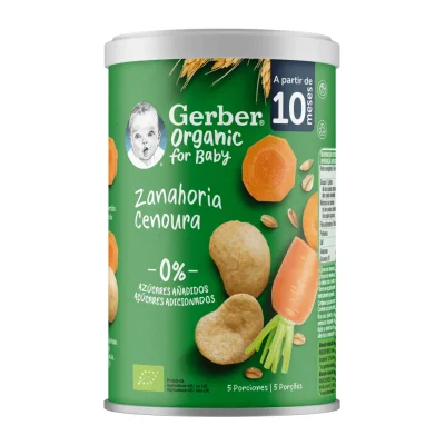 Gerber Organic NutriPuffs Carrot 5x35g