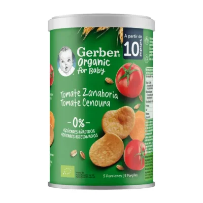 Gerber Organic NutriPuffs Tomato and Carrot 5x35g
