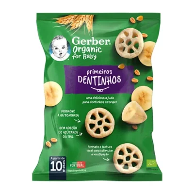 Gerber Organic Primeiros Dentinhos Banana 7x28gx2