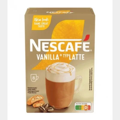 NESCAFE CAFE LATTE VANILLA (ΦΑΚ.17gr) 136gr
