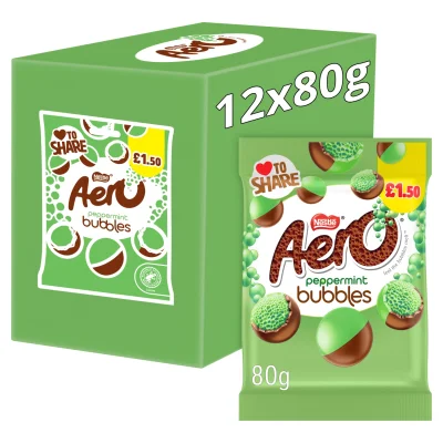 Aero Bubble Peppermint 80g