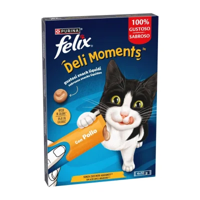 Felix Deli Moments Chicken Cat Snack 4x10g