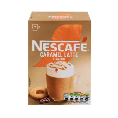 sachets NESCAFE caramel latte 7x17g 119g