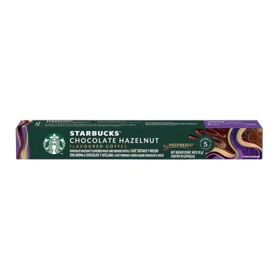 STARBUCKS flavoured coffee 51g (10 caps - intensity 5) - Chocolate Hazelnut