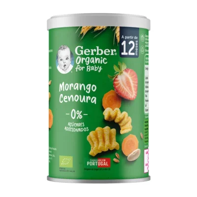 Gerber Organic Puffs Strawberry Carrot 5x35g