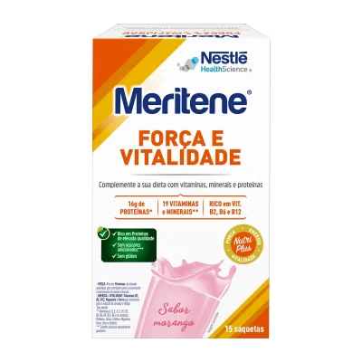 NESTLÉ MERITENE Morango 6(15x30g) N2 X2
