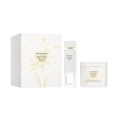 Elizabeth Arden White Tea Gift Set 100ml Parfum 400ml Body Cream