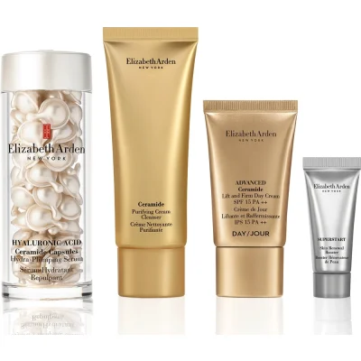 Elizabeth Arden Hyaluronic Acid Ceramide Capsules Skincare Set 4-Piece