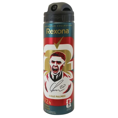 Rexona deodorant spray 150 ml. Men edición especial Cole Palmer 72 h.