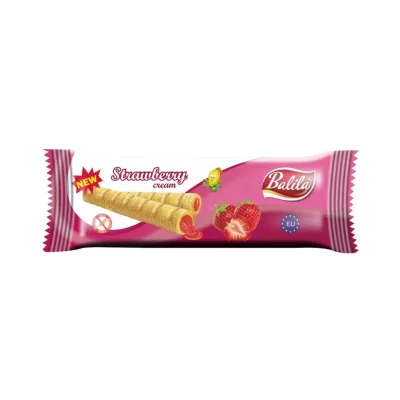 Balila Corn Tubes Strawberry Cream 18g