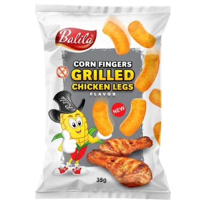 Balila Corn Chips Grilled Chicken 35g