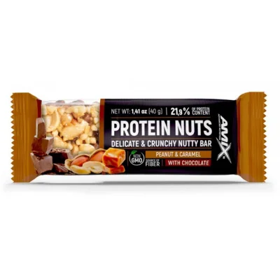 AMIX bar Protein Nuts 40g - Peanut & Caramel
