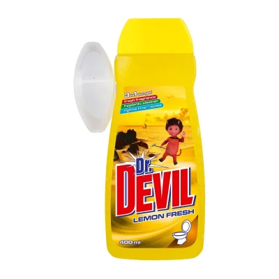 Dr. Devil Toilet Gel Refill Lemon + Basket 400ml