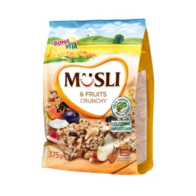 BONAVITA muesli & fruits crunchy 375g
