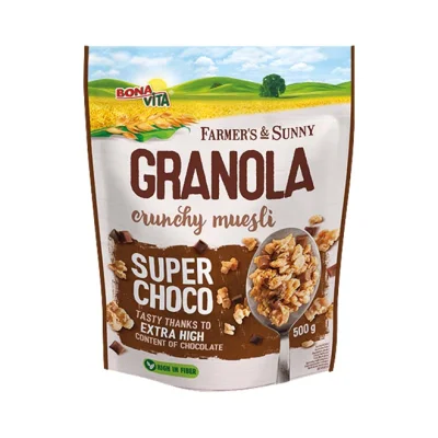 BONAVITA granola crunchy muesli 500g - super choco