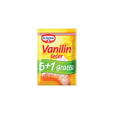 Sheqer vanille Dr.Oetker 10gr 5+1