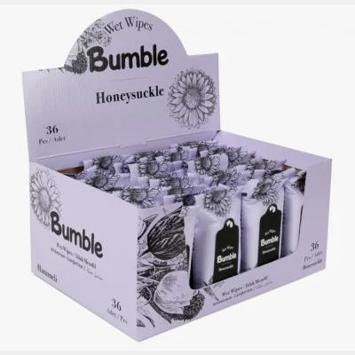 Bumble Wet Pocket Wipes 15 Pcs (Honeysuckle) X36X8