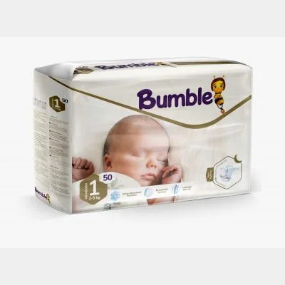 Bumble Diapers Twin Package No 1 (2-5) 50 Pcs X5