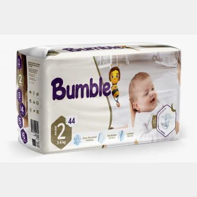 Bumble Diapers Twin Pack No 2 (3-6) 44 Pcs X5