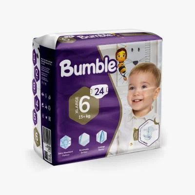 Bumble Diapers Twin Package No 6 (15-30) 24 Pcs X5