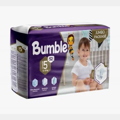 Bumble Diapers Jumbo Package No 5 (11-25) 52 Pcs X4