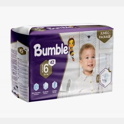 Bumble Diapers Jumbo Package No 6 (15-30) 42 Pcs X4
