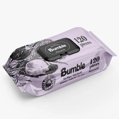 Bumble Wet Wipes 120 Pcs (Honeysuckle) X12