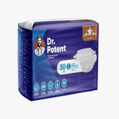 Dr.Potent Adult Diaper (Large) 30 Pcs X4