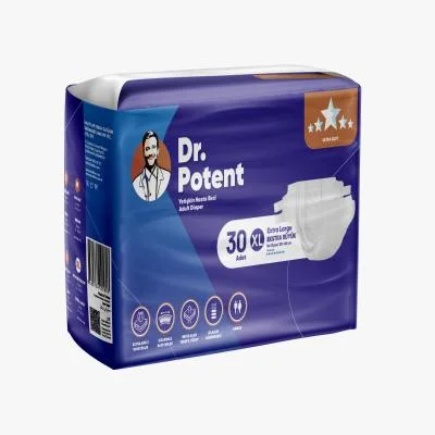 Dr.Potent Adult Diaper (X-Large) 30 Pcs X4