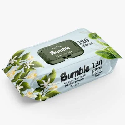 Bumble Wet Wipes 120 Pcs (Mediterranean Breeze) X12