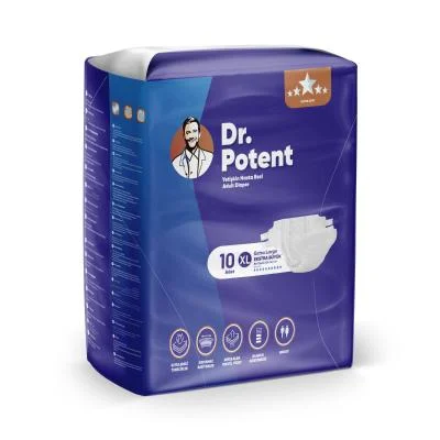 Dr.Potent Adult Diaper (X-Large) 10 Pcs X6