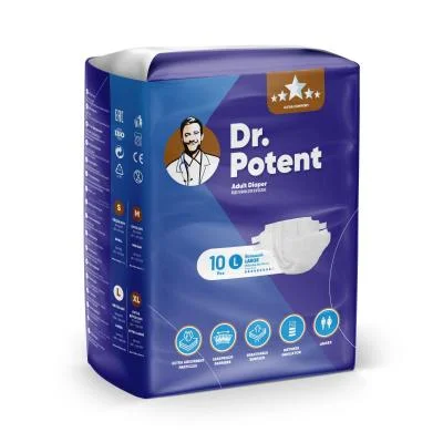 Dr.Potent Adult Diaper(Large)10 Pcs X6