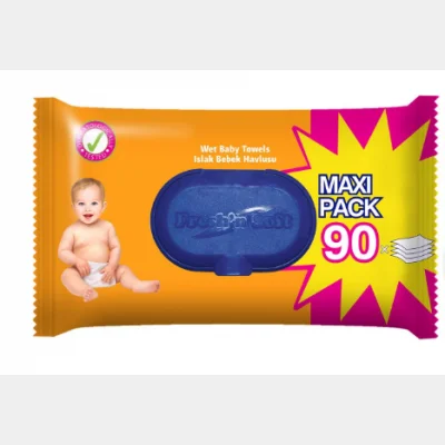 Happy Soft Wet Towels 90 pcs