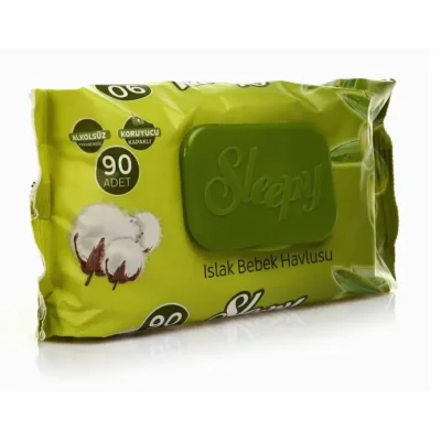 Sleepy baby wipes olive 90pcs