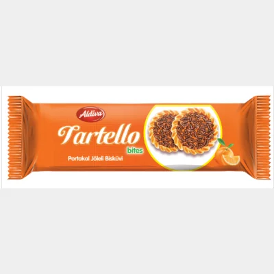 Aldiva Tartello Orange Jelly Biscuit 40 Gr