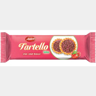 Aldiva Tartello Strawberry Jelly Biscuit 40 Gr